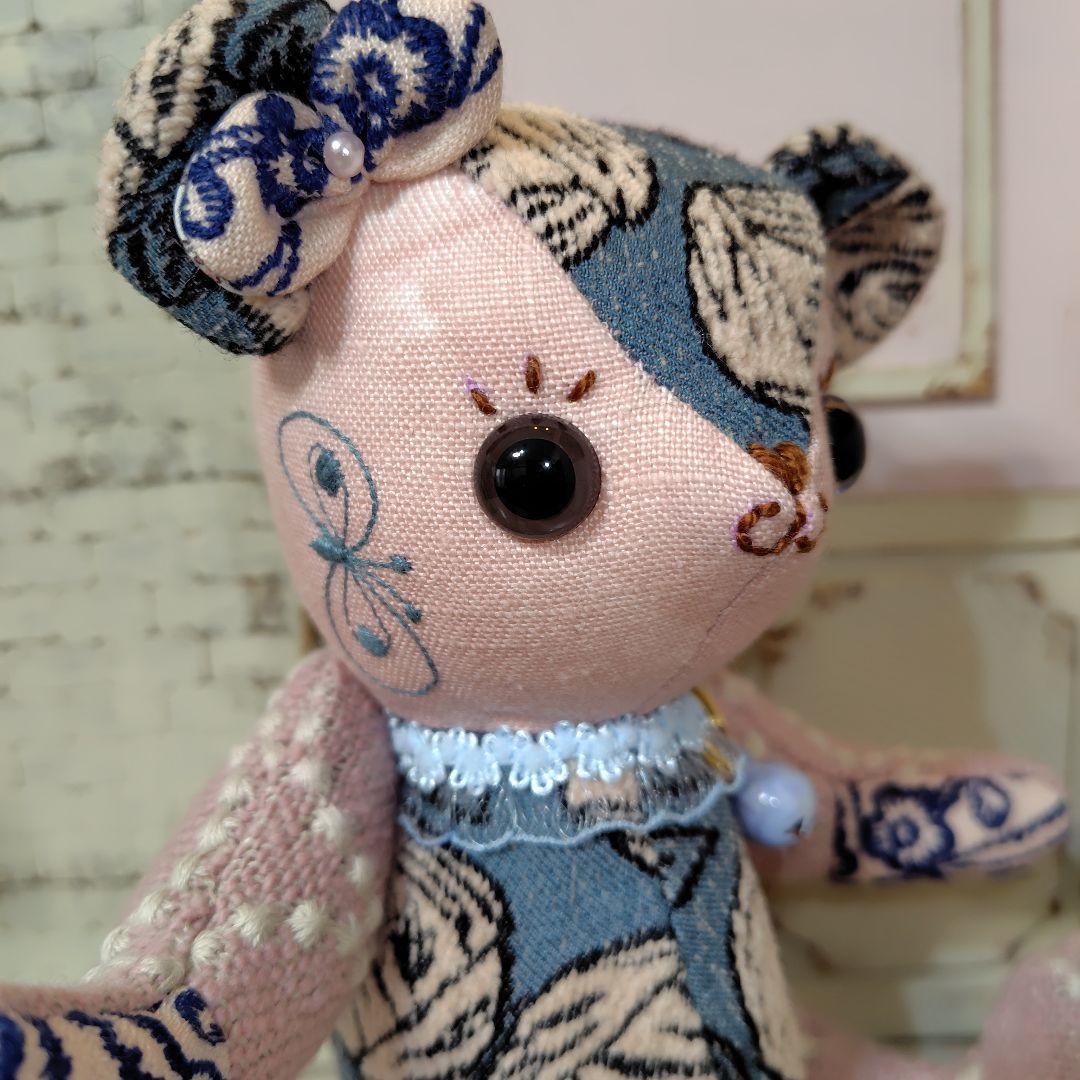 ミナペルホネン＊ハンドメイド＊ぬいぐるみ＊テディベア＊75