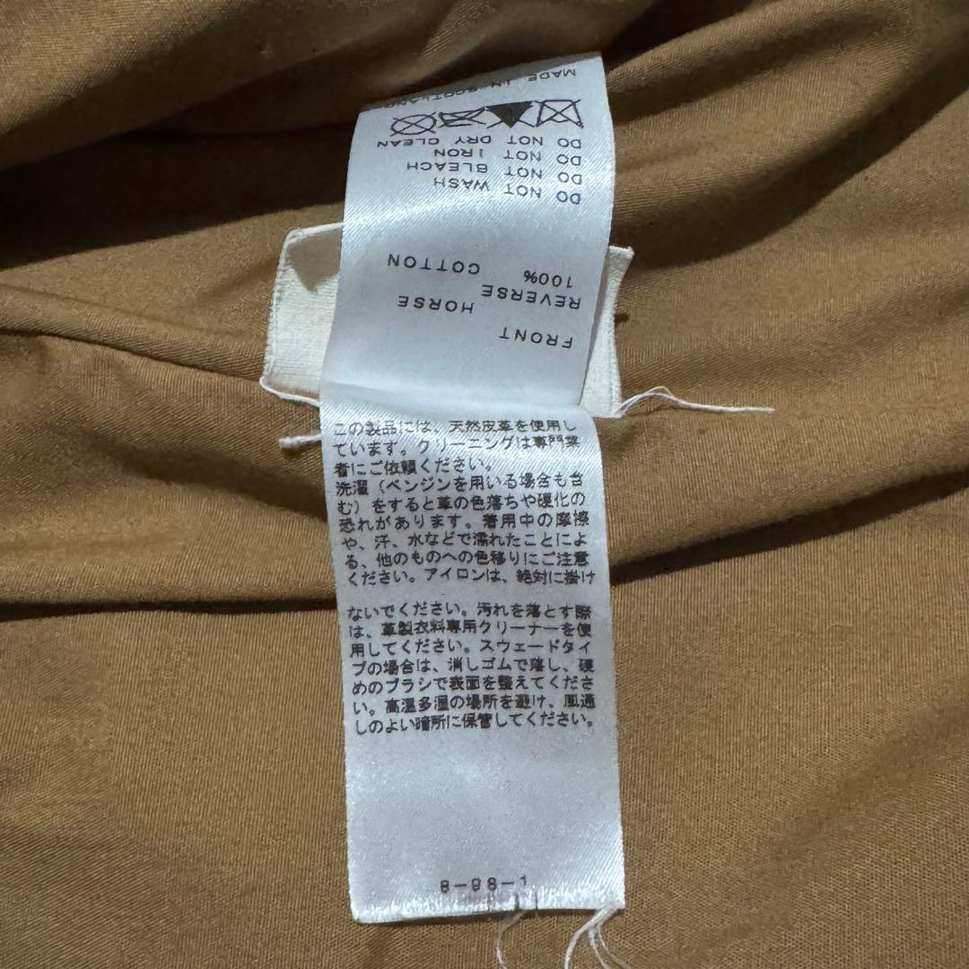 【極美品】AERO LEATHER EDIFICE別注 ホースハイド ブラック