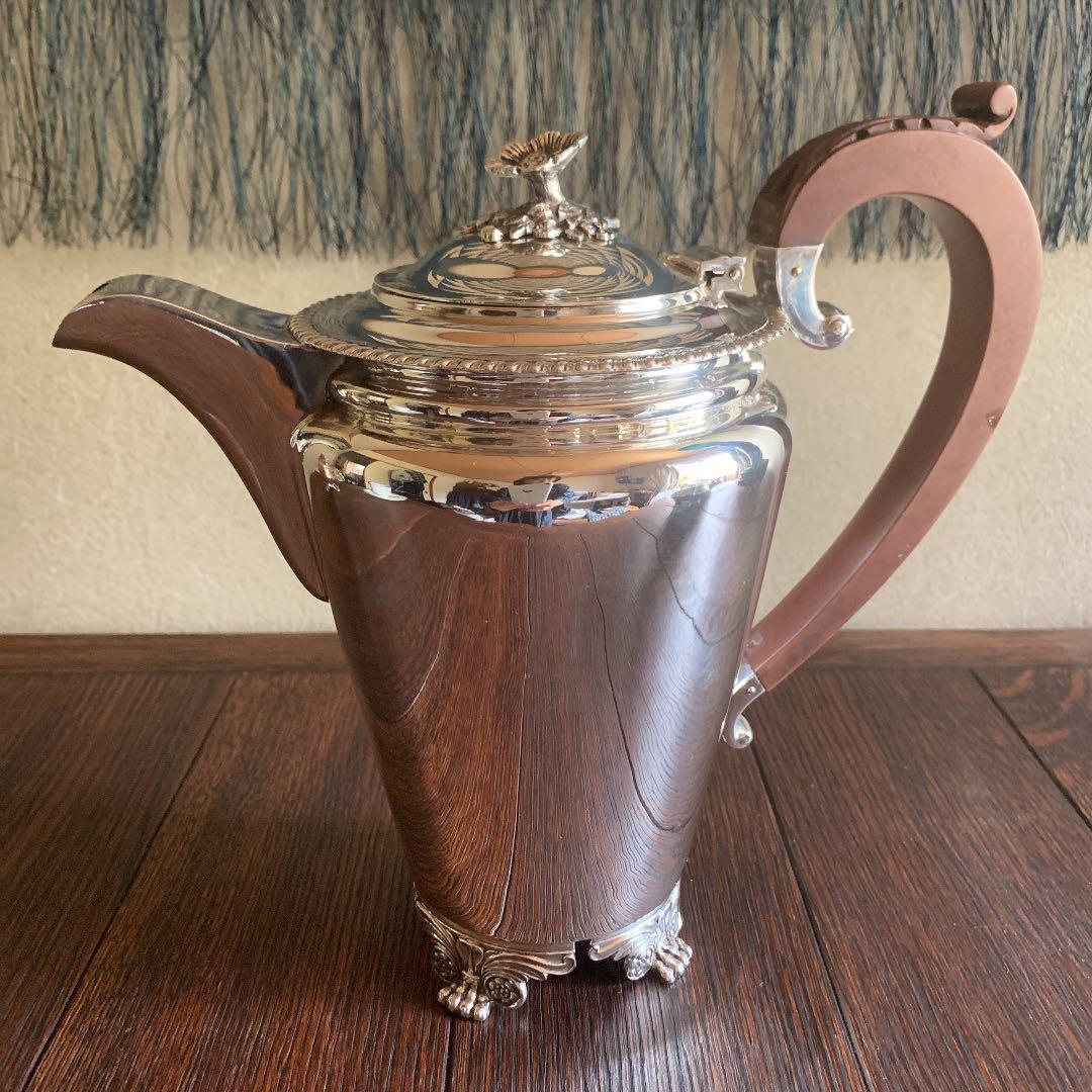 純銀　ティーセット　ティーポット　シルバー　イギリス　英国　1935年