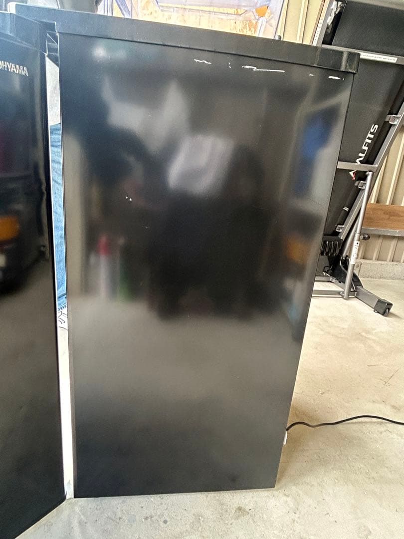 IRIS OHYAMA IUSD-6Ａ-B 60L ブラック冷凍庫