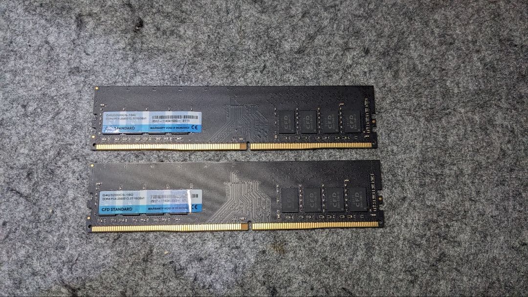 DDR4 16GBメモリー 3200MHz 2枚セット