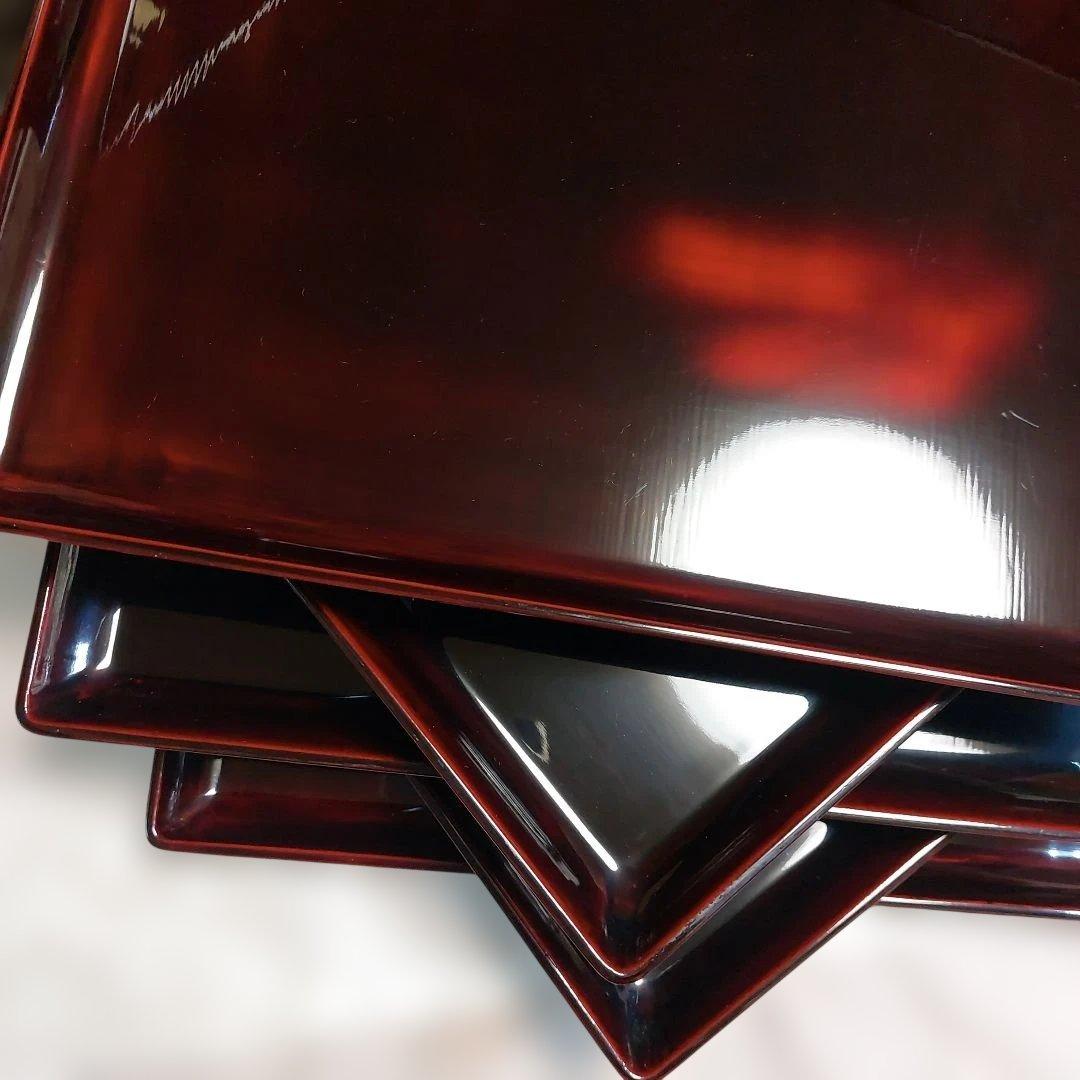 茶道具輪島塗暁四方膳五客