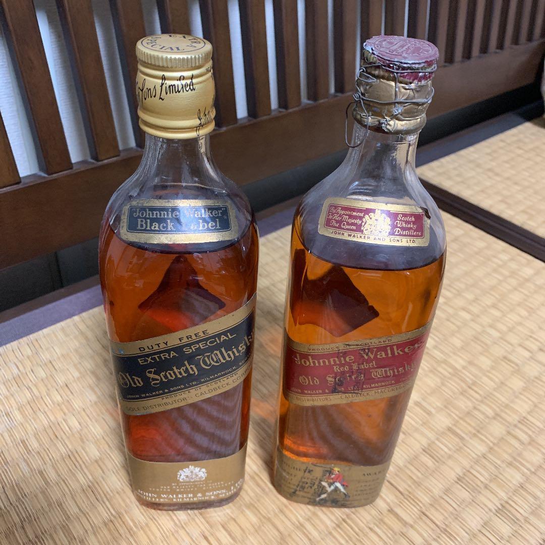 レア ジョニーウォーカー赤と黒