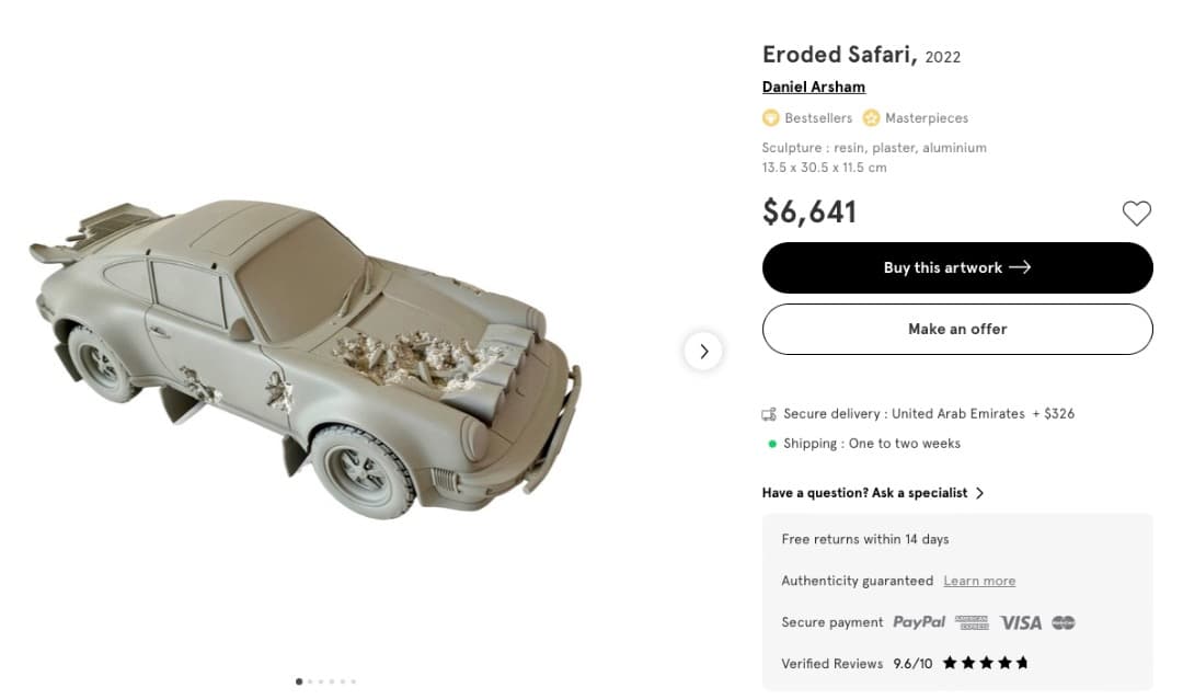 ダニエル・アーシャム　ポルシェ SAFARI Figure Edition500