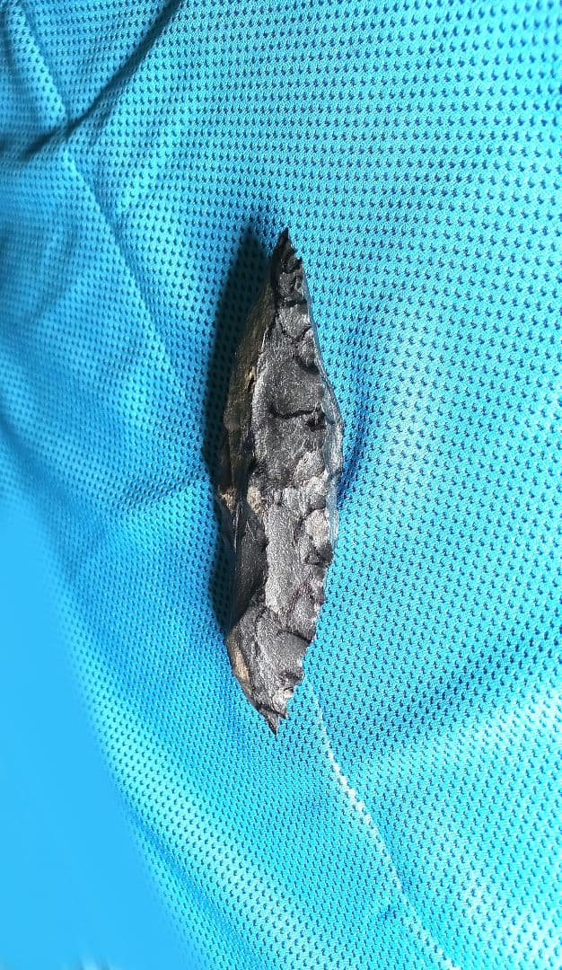 原始時代 尖頭器 360 g 石器 模写 サヌカイト