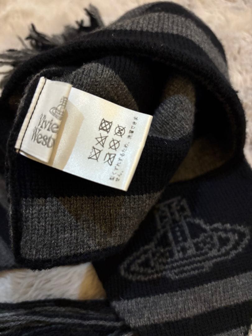 Vivienne Westwood＊ORB フラップ付きビーニー ニット帽