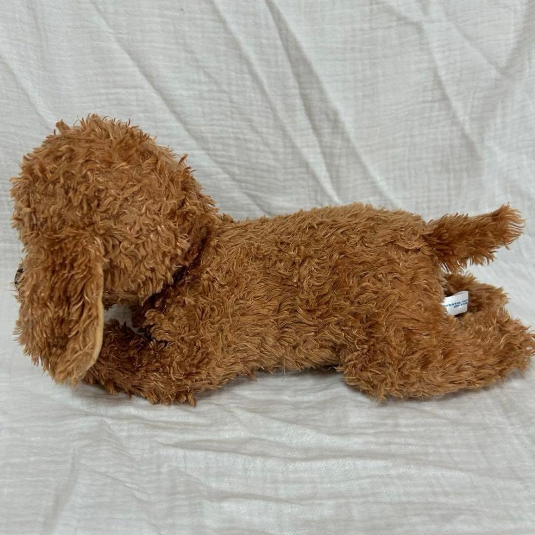 ぬいぐるみの三栄 犬 鈴 昭和レトロ ヴィンテージ オリエンタルトーイ