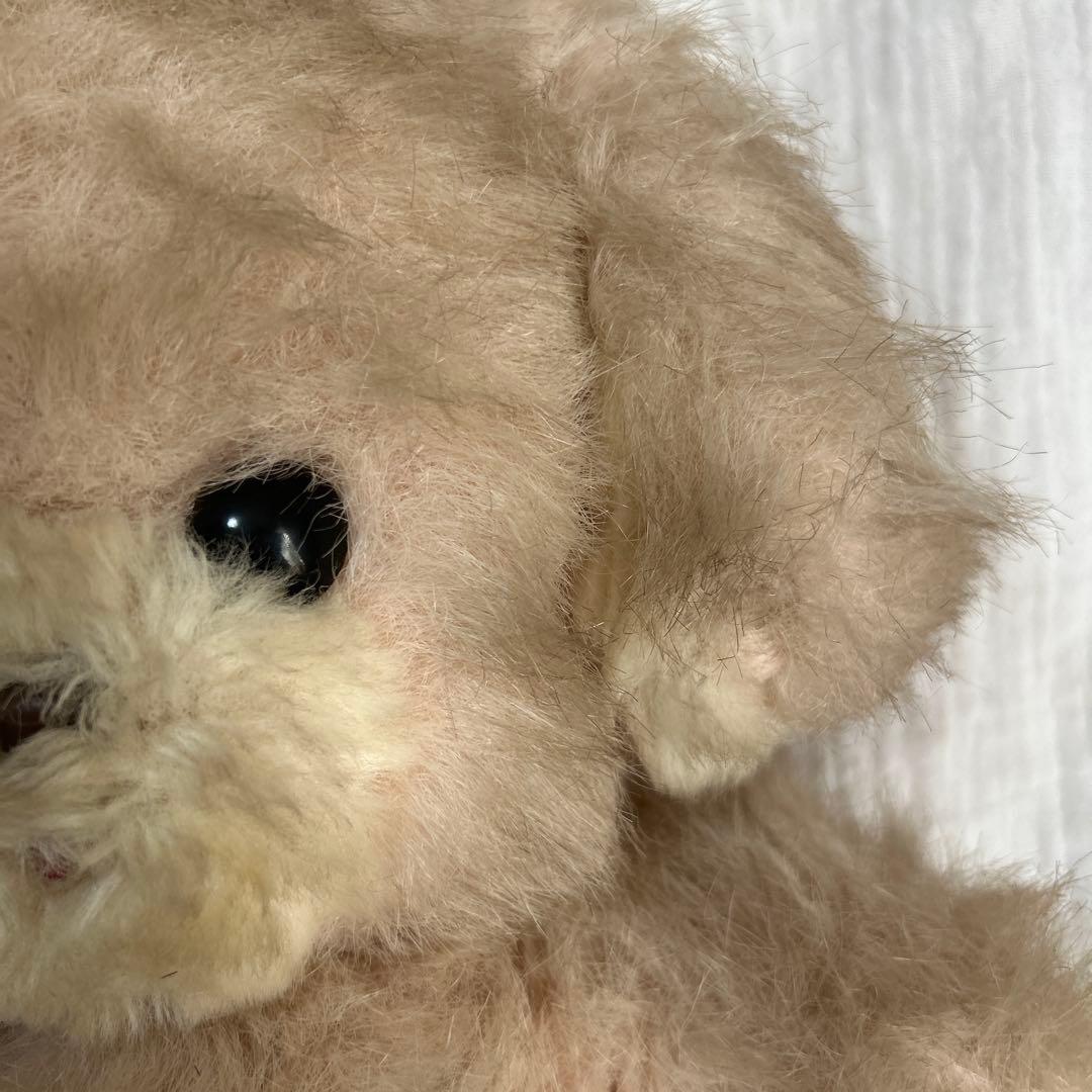 ぬいぐるみの三栄 犬 鈴 昭和レトロ ヴィンテージ オリエンタルトーイ