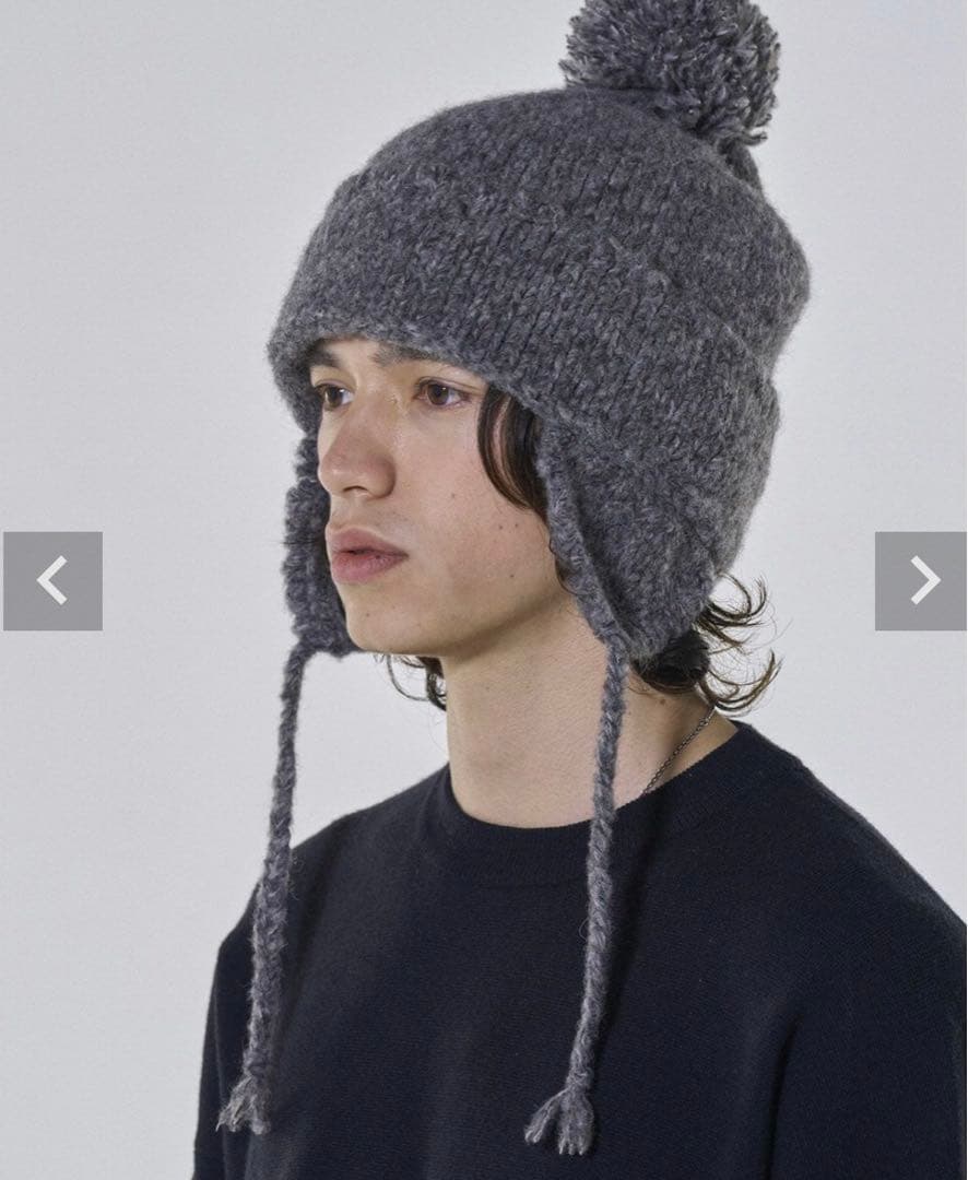 VICTIM ヴィクティムxCA4LA カシラ　フラップニットキャップ　ニット帽