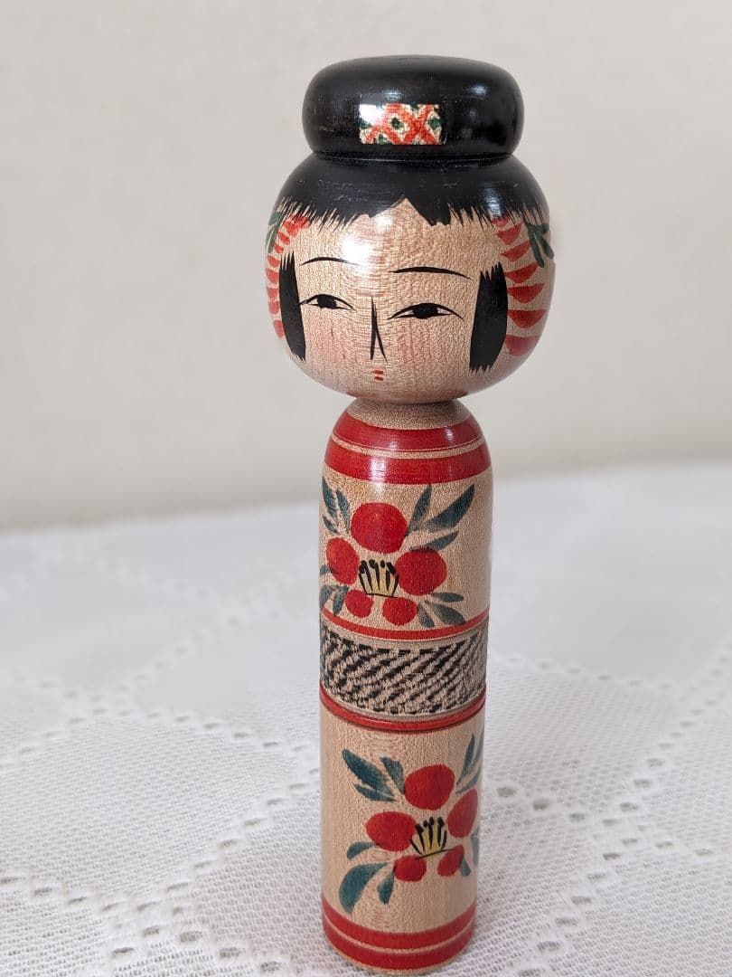 伝統こけし　小笠原義雄工人　子、孫持ちこけし