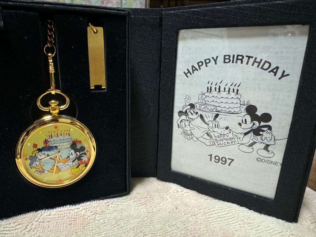 ディズニー　懐中時計　１９９７年ディズニーストア限定