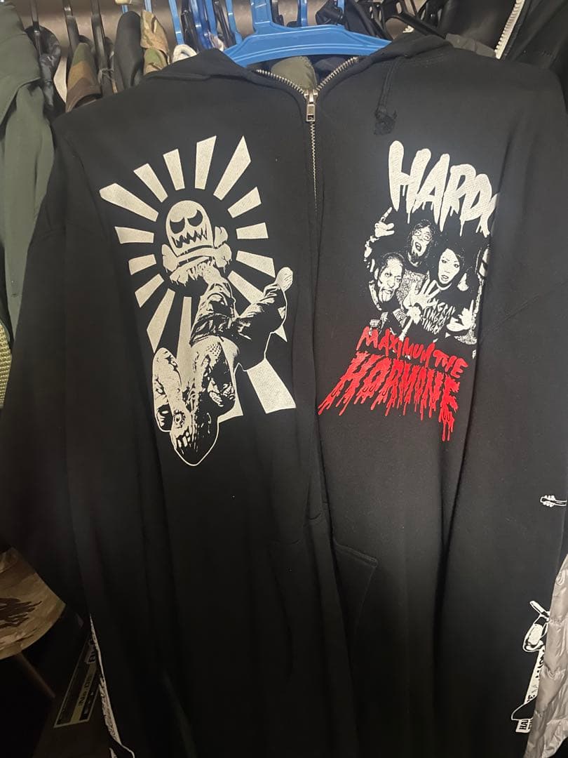 中古　マキシマムザホルモン✖️ハードコアチョコレート　パーカー　XXL
