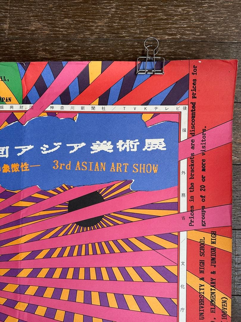 第3回アジア美術展　横浜美術館 ポスター デザイン・横尾忠則　MOT’02チラシ