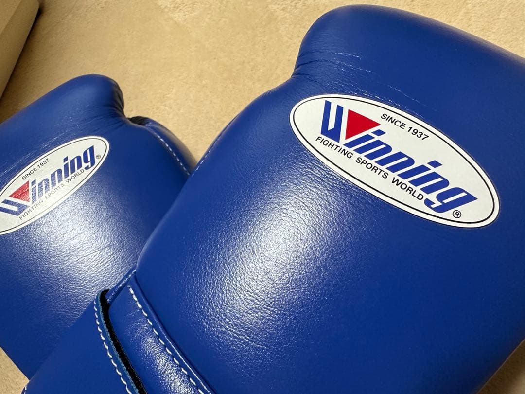 Winning ボクシンググローブ 14 oz 青