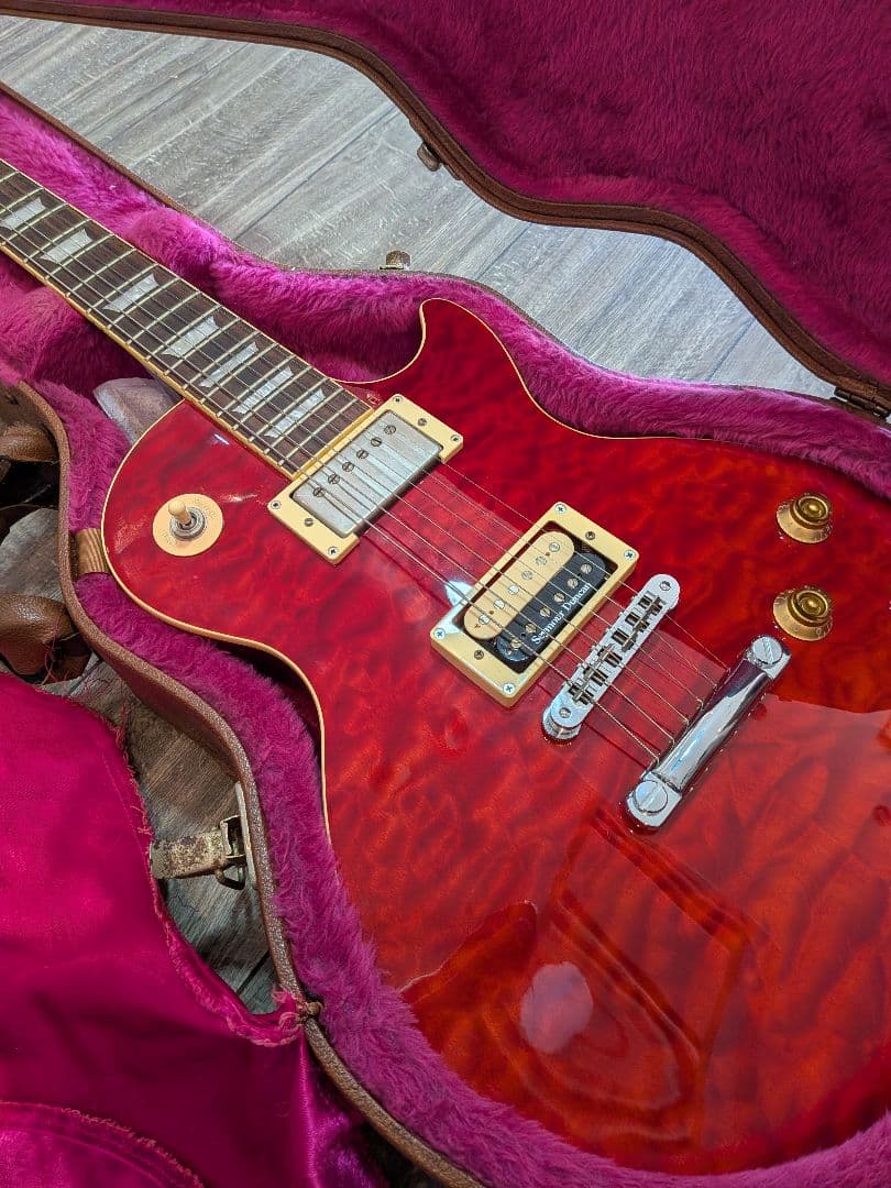 レスポール エレキギター ハードケース付き