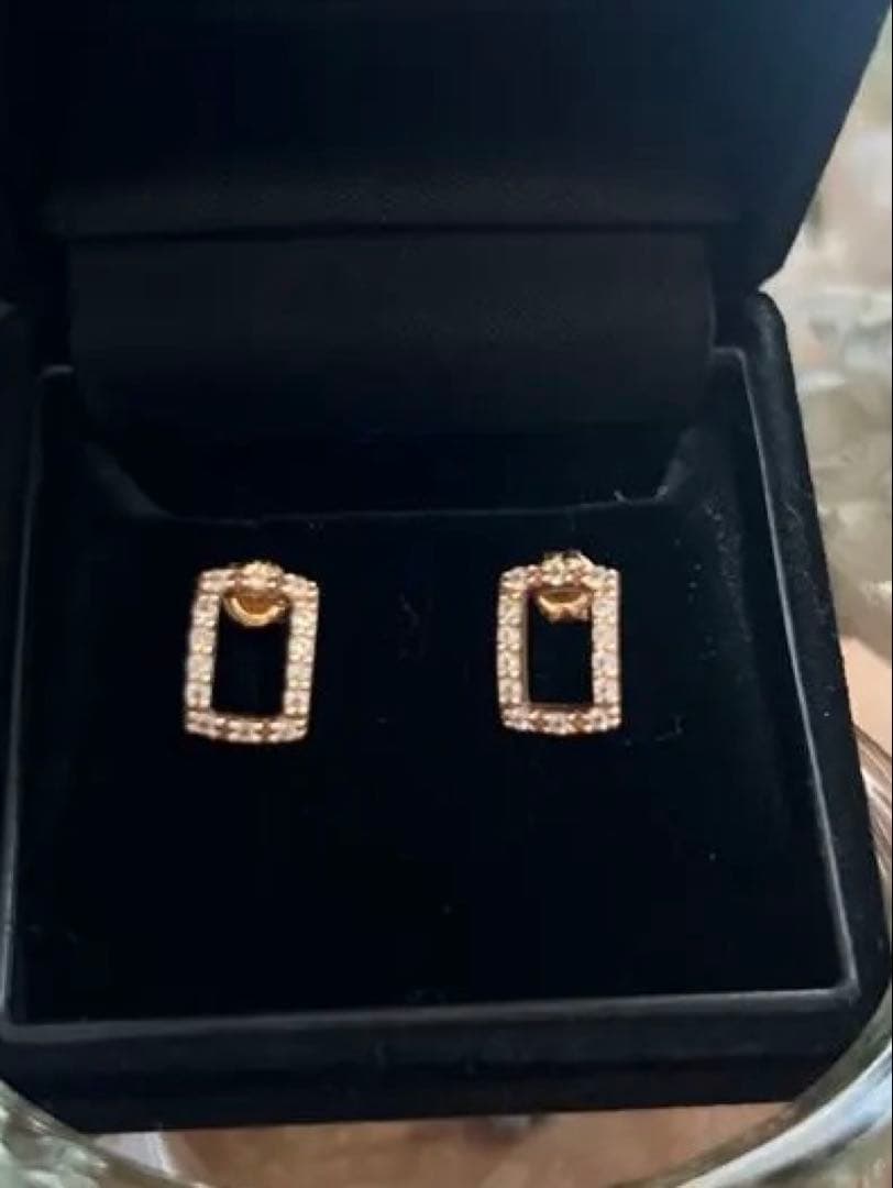 極美品♡スタージュエリー10金ピアスとキャチ18金