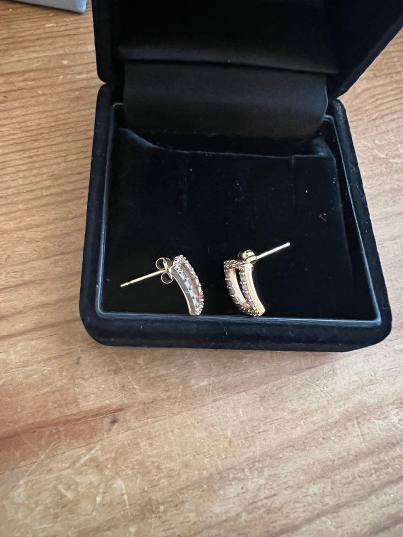 極美品♡スタージュエリー10金ピアスとキャチ18金