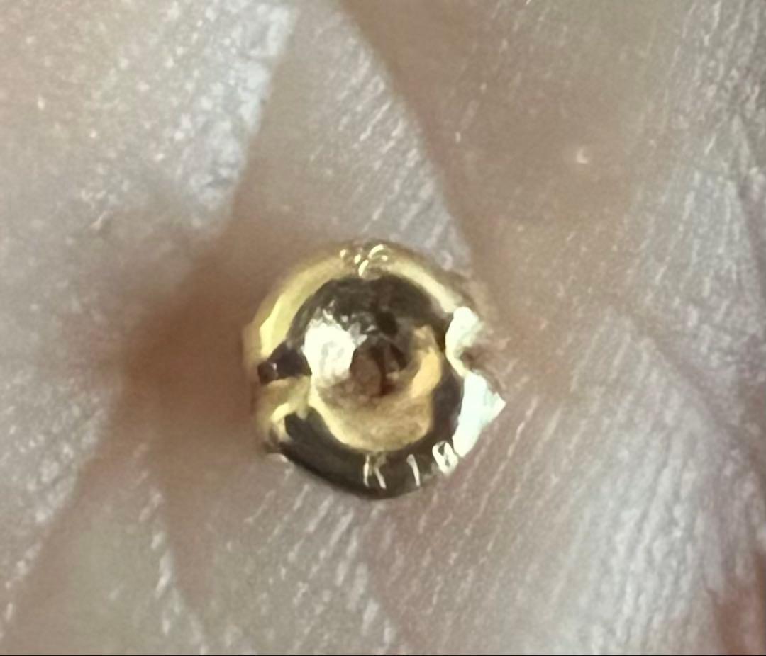 極美品♡スタージュエリー10金ピアスとキャチ18金