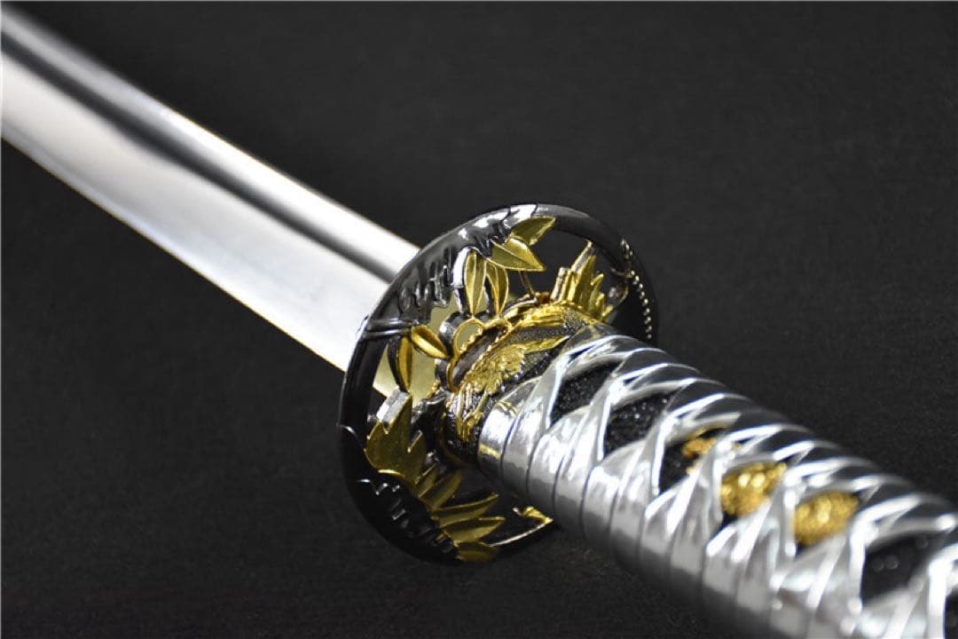 黒刀夜 刀装具 日本刀 武具 鑑賞刀 居合刀 模造刀 舞踊刀