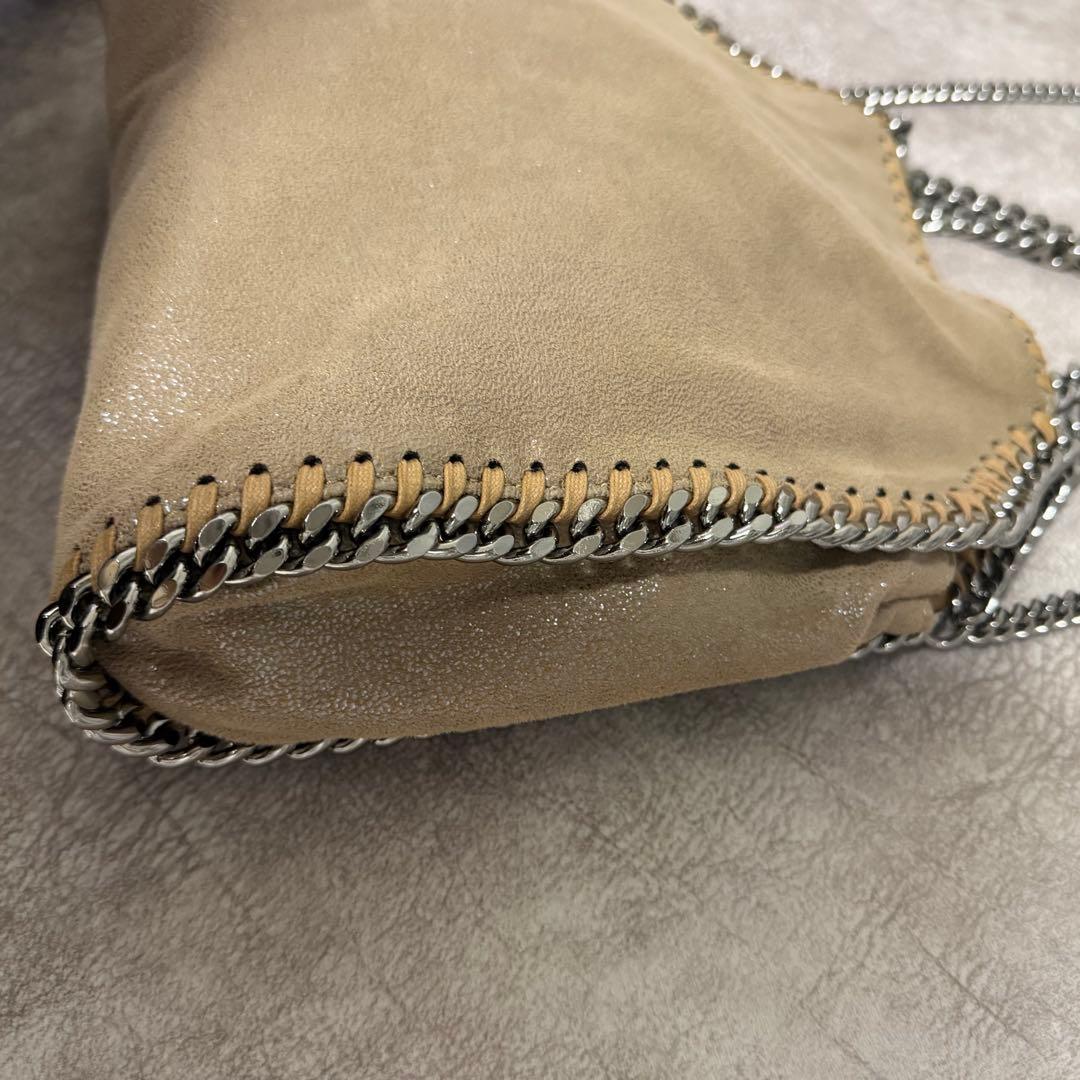ステラマッカートニー ファラベラ チェーンショルダーバッグ ベージュ系