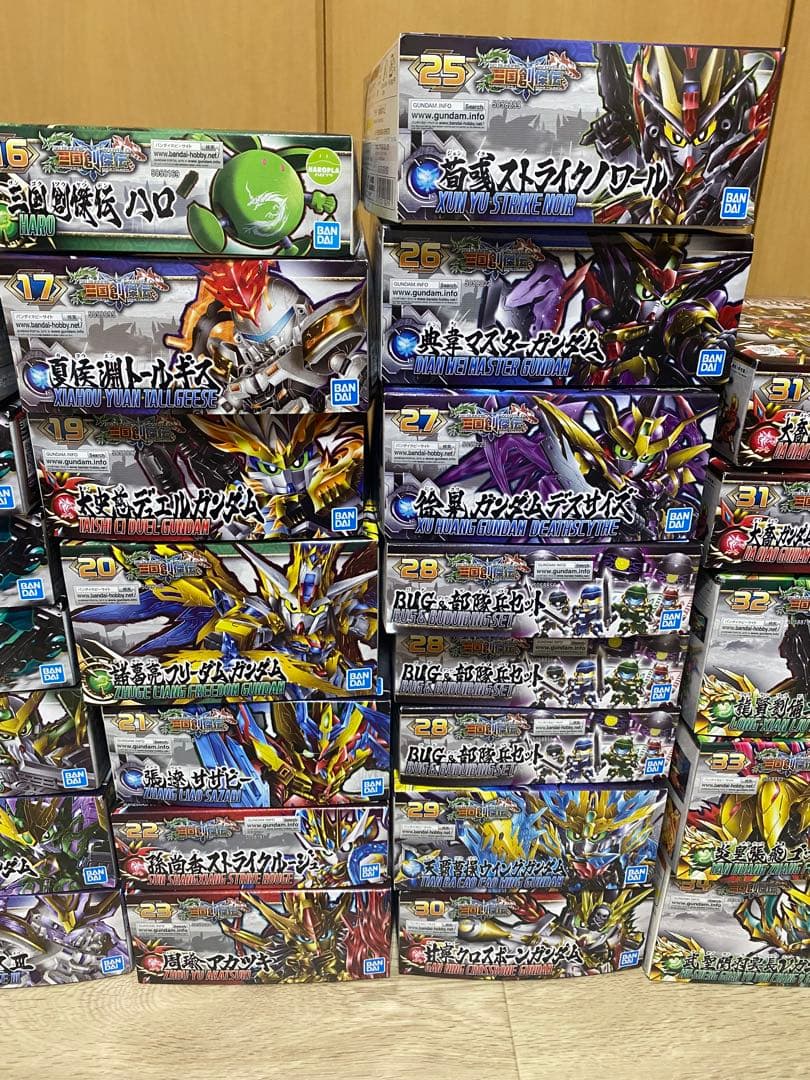 SDガンダム　三国創傑伝　NO1〜34コンプセット　限定物あり