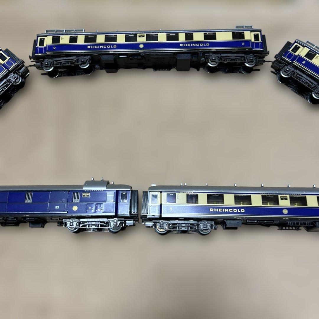 RHEINBOLD HOゲージ鉄道模型セット 5両編成