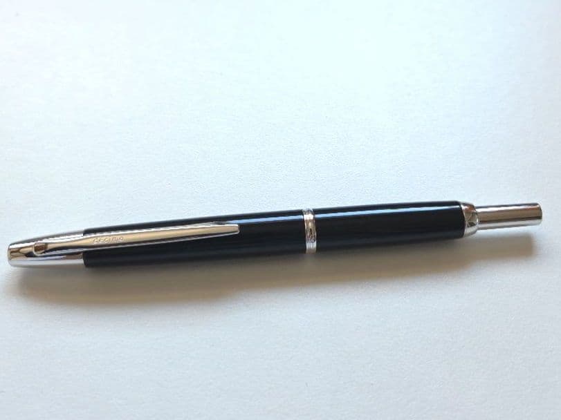 PILOT キャップレスデシモ黒　18金ロジウム仕上げ