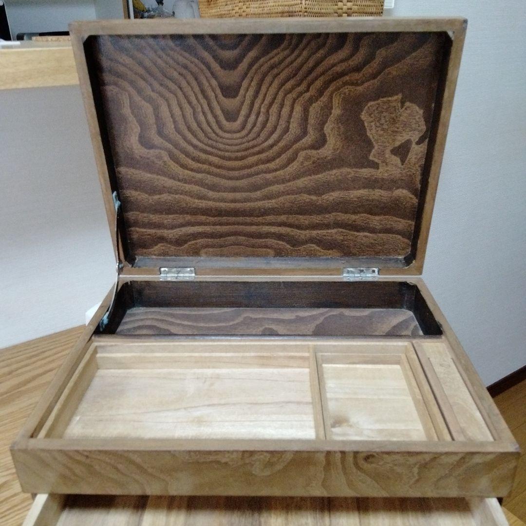 木製小物入れ　ミニチェスト　レトロ家具　アンティーク