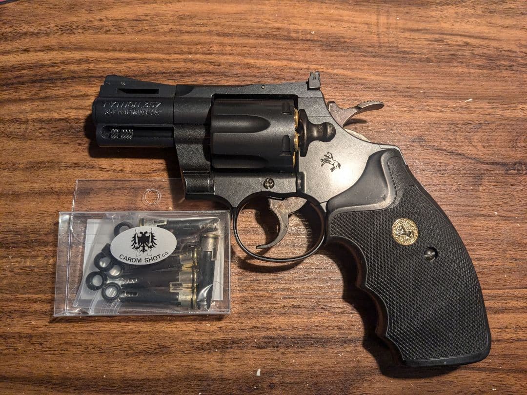 東京マルイ　コルトパイソン2.5インチ　ガスリボルバー　リアルカート仕様