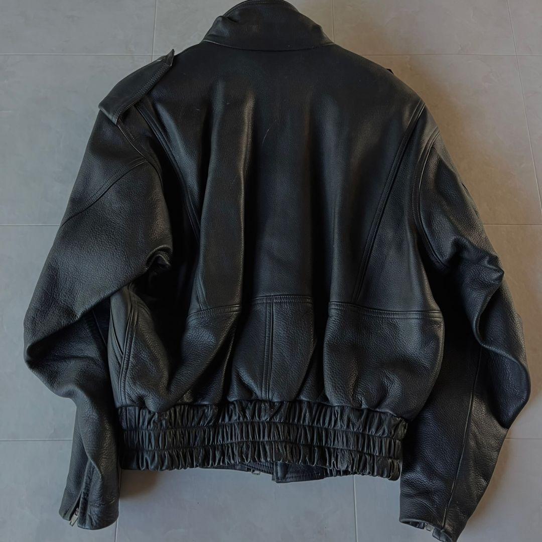 クシタニ レザージャケット ブラック M 本革ライダース 日本製
