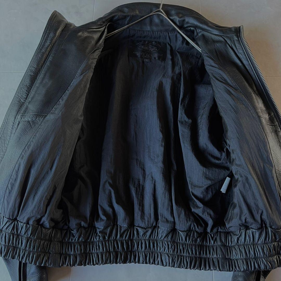 クシタニ レザージャケット ブラック M 本革ライダース 日本製