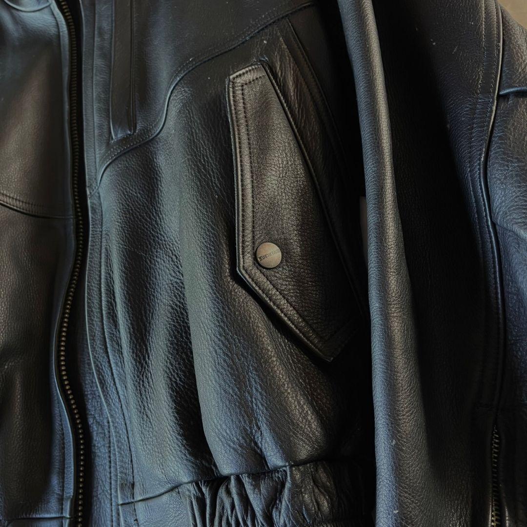 クシタニ レザージャケット ブラック M 本革ライダース 日本製