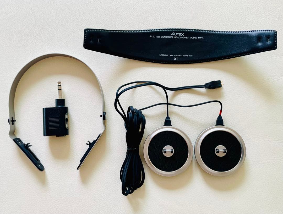 Aurex HR-X1 エレクトレットコンデンサーヘッドホン 新品未使用 東芝