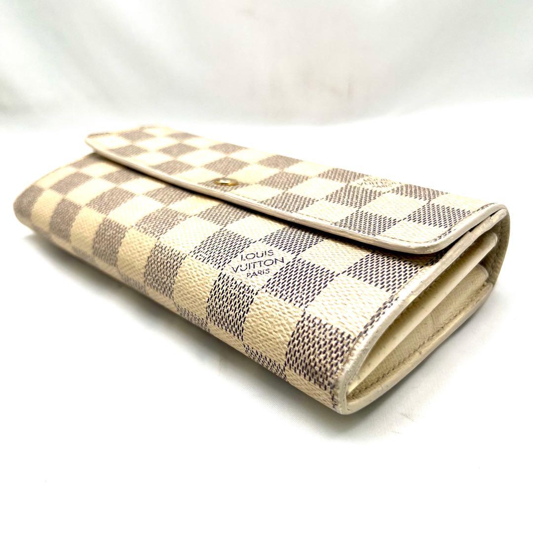 ルイヴィトン ポルトフォイユ サラ ダミエ アズール N61735 長財布