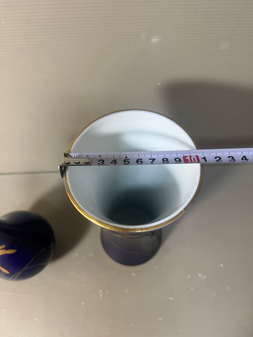 2626 香蘭社　金彩　花瓶　2客