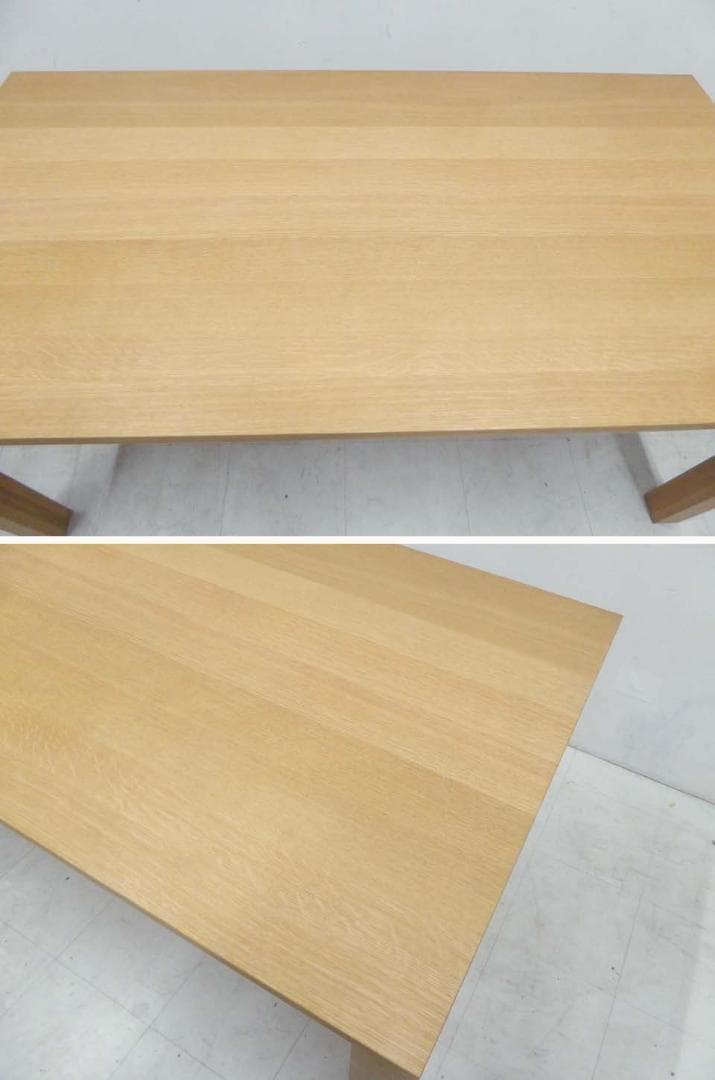 美品■マスターウォール ■オーク材 無垢材 ダイニングテーブル 幅160㎝