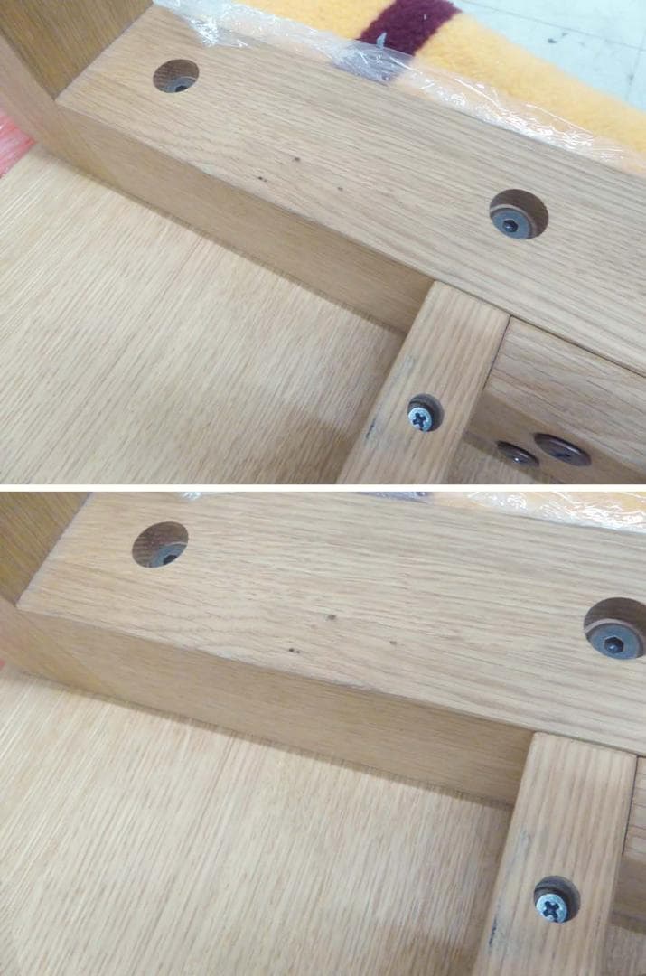 美品■マスターウォール ■オーク材 無垢材 ダイニングテーブル 幅160㎝