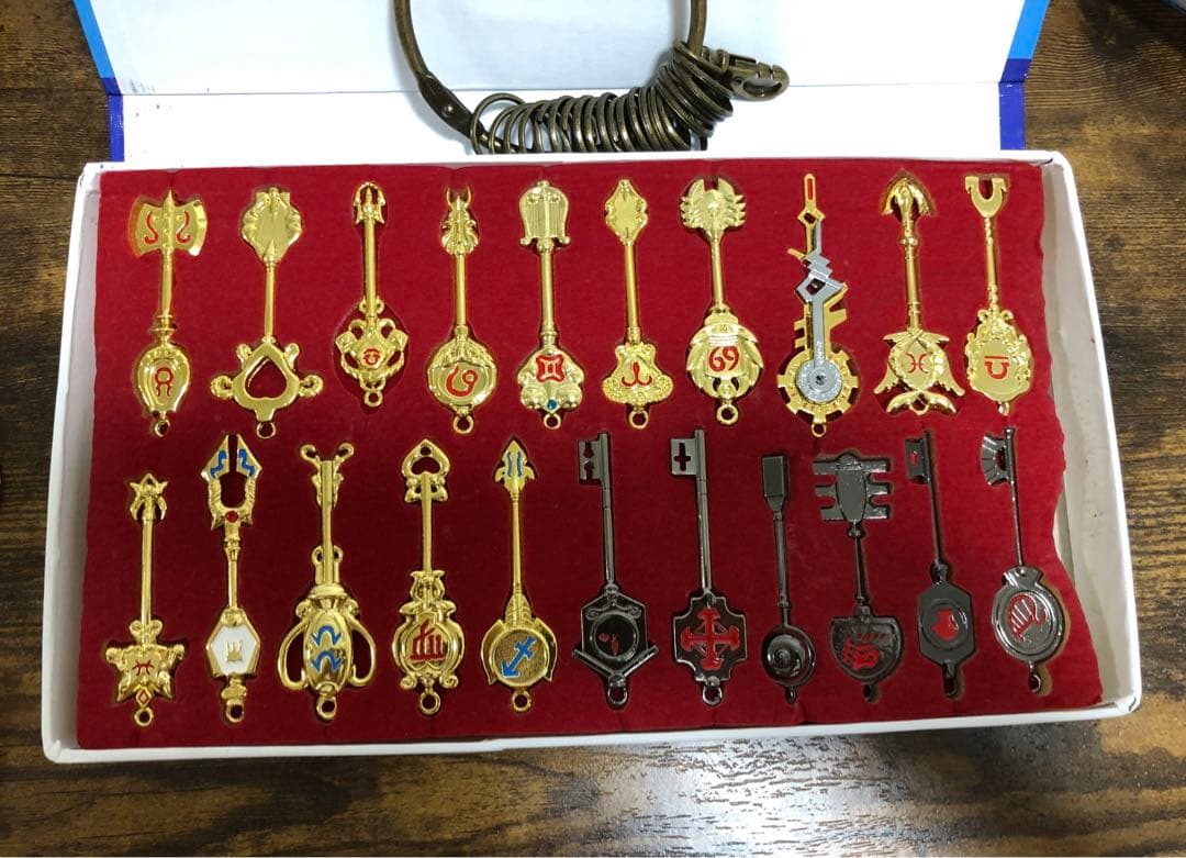 FAIRY TAIL フェアリーテイル ルーシィ 星霊の鍵　21本セット