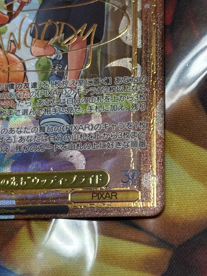 ヴァイス　トイストーリー 30年とその先もウッディ・プライド　SEC サイン