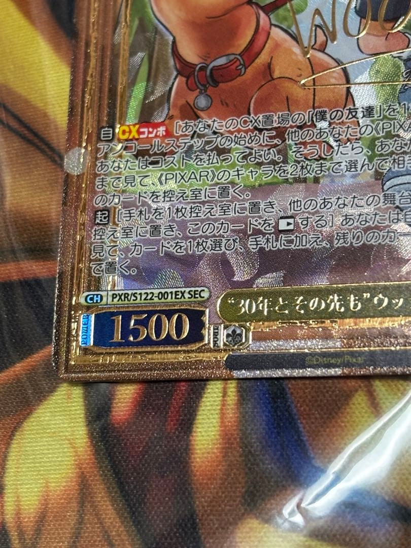 ヴァイス　トイストーリー 30年とその先もウッディ・プライド　SEC サイン