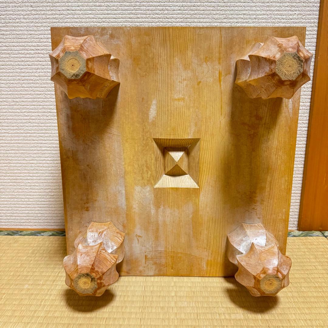 高級　本格派　囲碁盤　碁笥　碁石　脚付き　ヘソ有　新榧　柾目　蛤碁石　那智黒石
