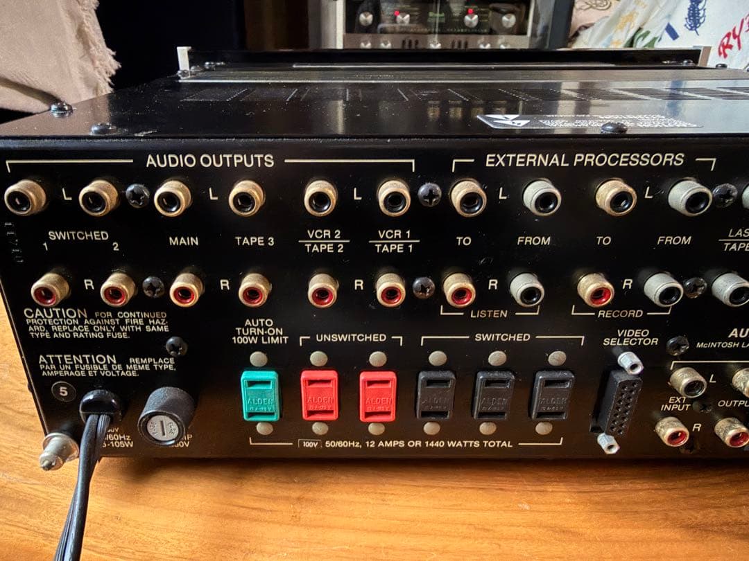 McIntosh C34V プリアンプ　サイン入り