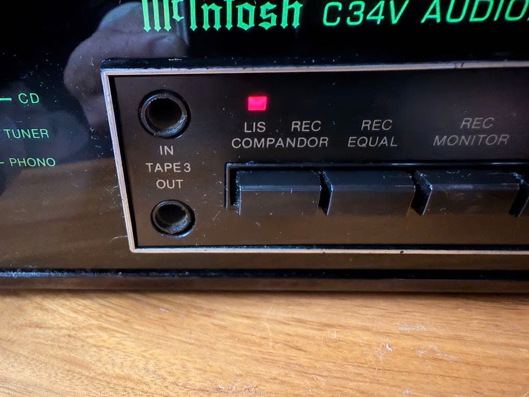 McIntosh C34V プリアンプ　サイン入り