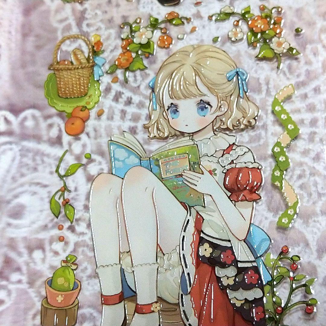 ✩再販✩J281＃田园牧歌(水晶)Shine切り売り海外人物マステ女の子