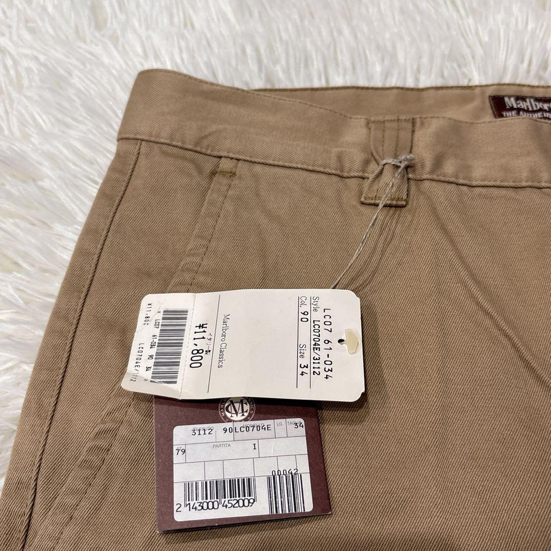 新品　Marlboro Classics チノパン　W34 L34 ブラウン
