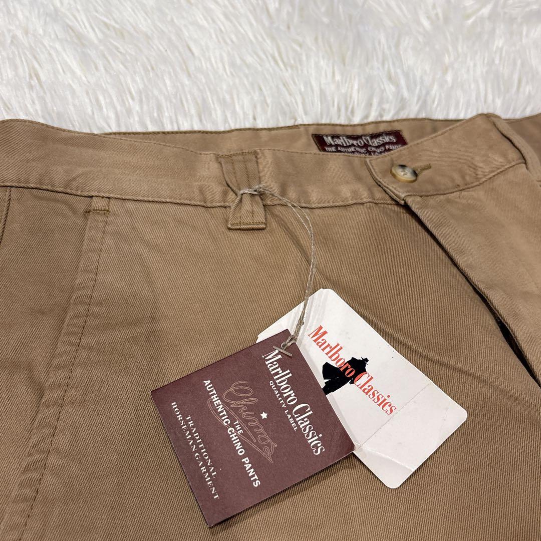新品　Marlboro Classics チノパン　W34 L34 ブラウン