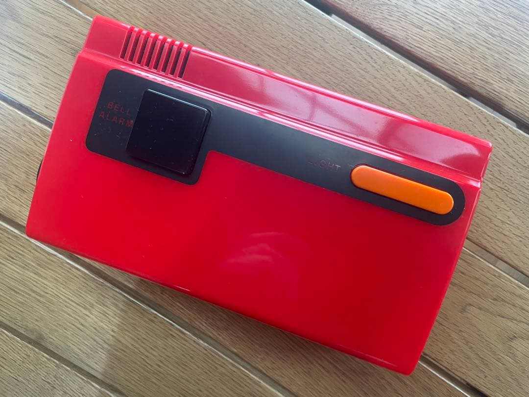 昭和レトロCITIZENパタパタデジタル置時計 赤