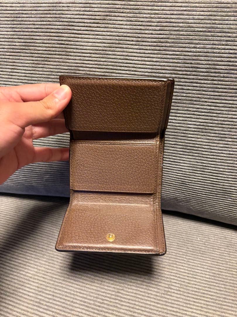 Gucci GGキャンバス 三つ折り財布