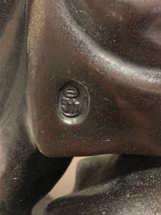 ■七福神・えびす様　ブロンズ像■置物・銅像・福の神・恵比寿・開運・縁起物