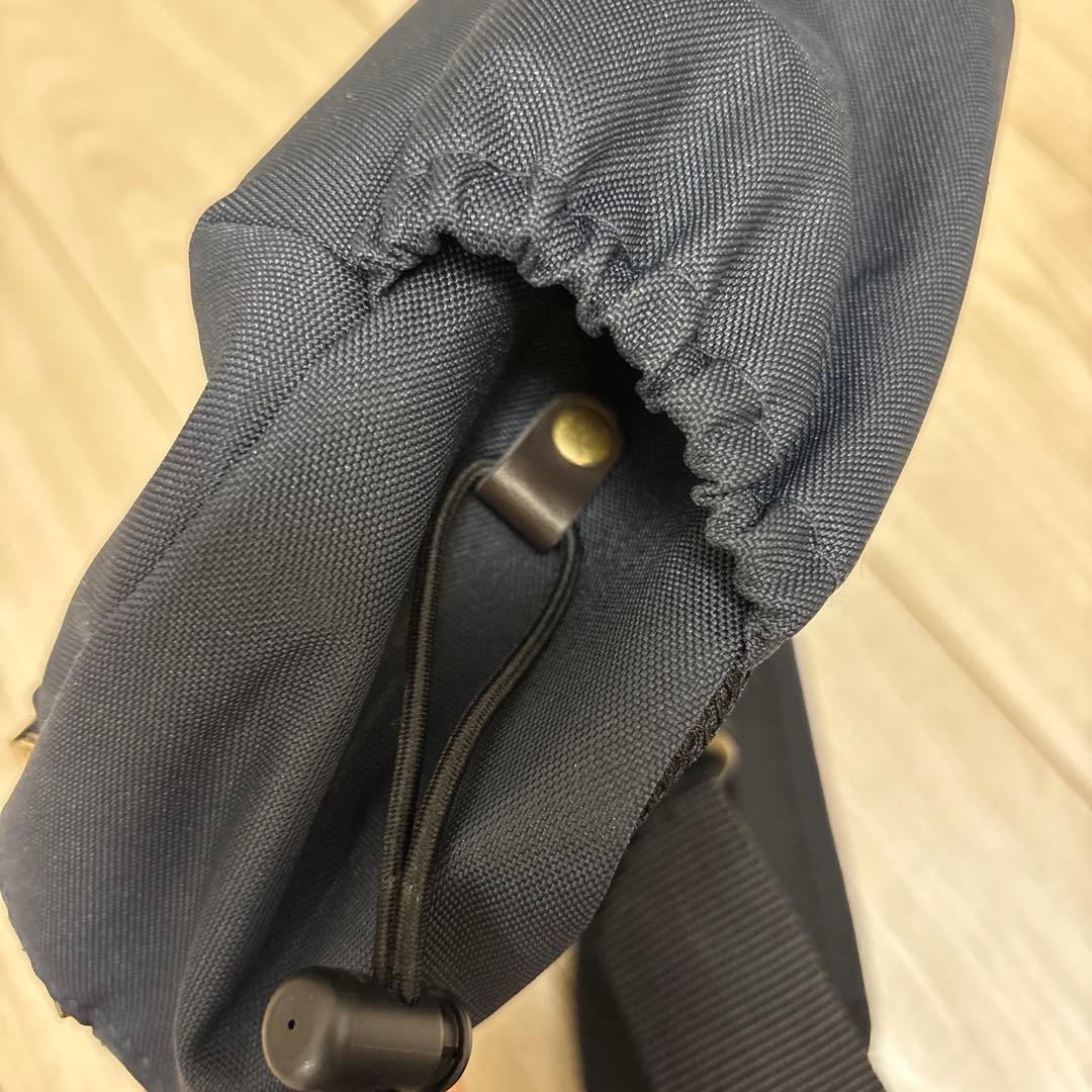 アヤノコウジ　がま口　ショルダーバッグ　ダークネイビー